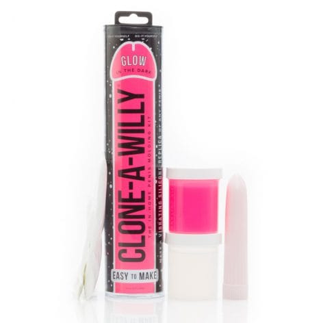Clone-A-Willy Hot Pink Glow-In-The-Dark