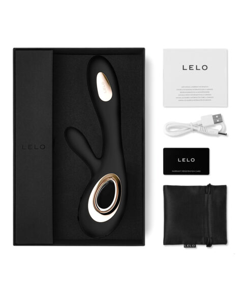 Lelo Soraya Wave Rabbit Vibrator Black