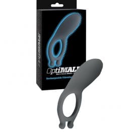 OptiMALE Rechargeable Vibrating C-Ring, Slate