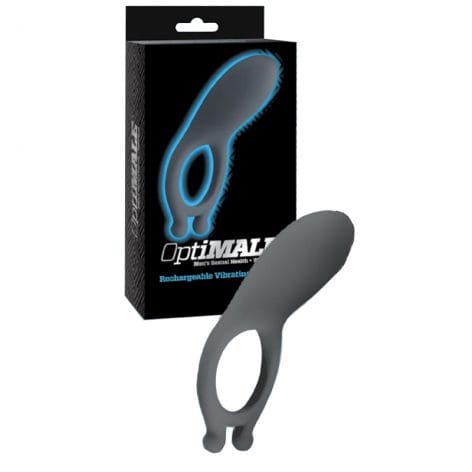 OptiMALE Rechargeable Vibrating C-Ring, Slate