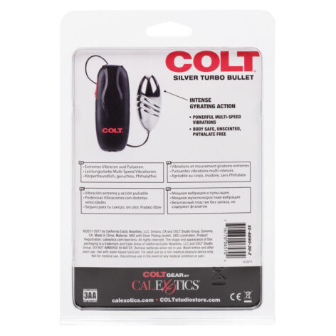 Colt Silver Turbo Bullet Vibrator, CalExotics