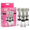 Max Twist Clit & Nipple Triple Sucker Set, Size Matters