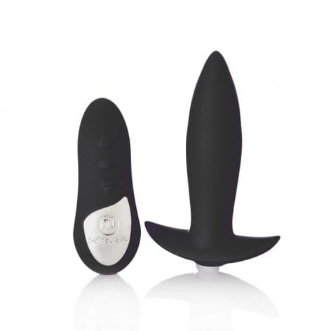 Sensuelle Remote Control Mini Butt Plug Black