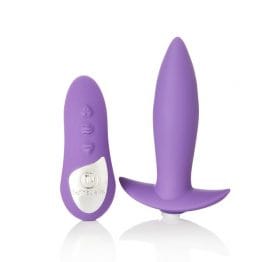 Sensuelle Remote Control Mini Butt Plug Purple Box