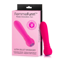 FemmeFunn Ultra Bullet Massager Vibe Pink Silicone