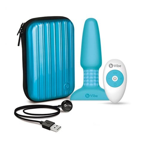 b-Vibe Rimming Anal Plug Teal