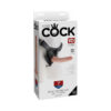 King Cock Strap On Harness & 7in Dildo Beige, Pipedream