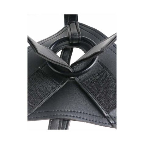 King Cock Strap On Harness & 7in Dildo Beige, Pipedream