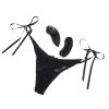 Little Black Panty Thong Remote Control 10 Function