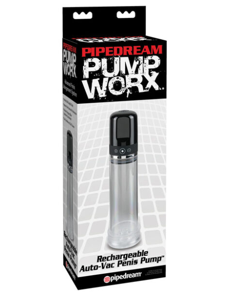 Pump Worx Rechargeable Auto Vac Penis Pump, Pipedream