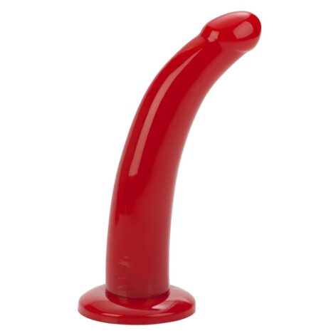 Red Rider Strap-On Harness & 7in Curved Dildo, CalExotics