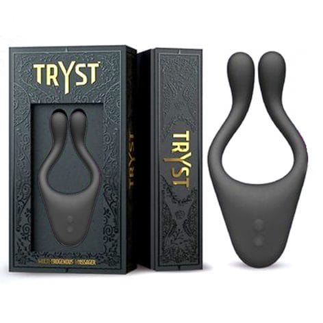 Tryst Black Multi Erogenous Massager