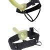 Vibrating Hollow Strap-On 6.5in Glow in the Dark