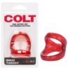 Colt Snug Tugger Dual Support Cock Ring Red, CalExotics