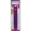 Crystal Jellies Jr. Double Dong 12in Purple, Doc Johnson