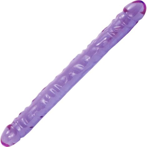 Double Headed Dildo 18in Purple, Crystal Jellies