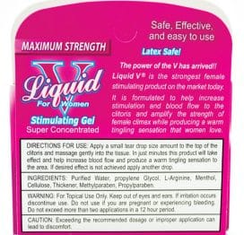 Liquid V Stimulating Gel For Women 3 Tubes Pkg