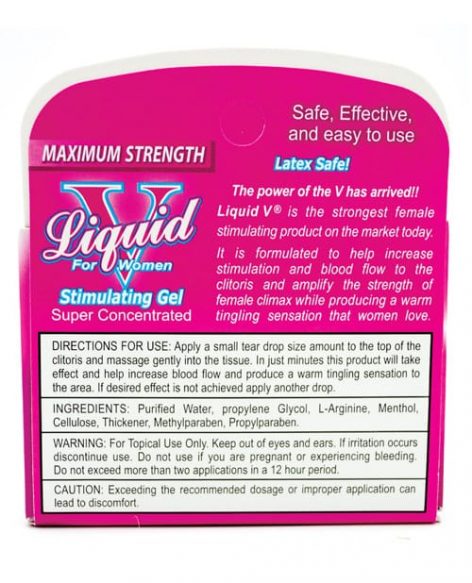 Liquid V Stimulating Gel For Women 3 Tubes Pkg