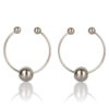 Nipple Play Jewelry Rings Silver, CalExotics