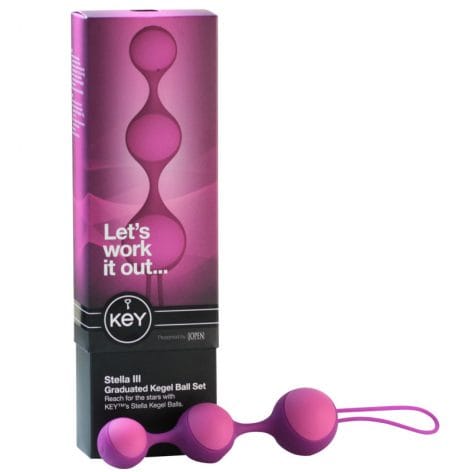 Stella III Graduated Kegel Ball Set Raspberry Pink