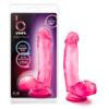 B Yours Sweet N Hard 1 Dildo 7in w/Balls Pink, Blush