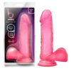 B Yours Sweet N Hard 2 Dildo 7.75in w/Balls Pink, Blush