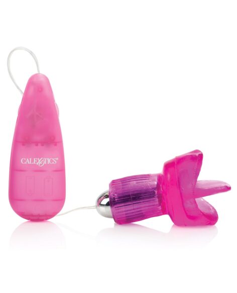 Clit Kisser Tongue Vibrator Purple/Pink, CalExotics