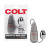 Colt Power Bullet Egg Vibrator Silver, CalExotics