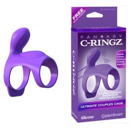 Fantasy C-Ringz Ultimate Couples Cage Purple