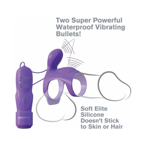 Fantasy C-Ringz Ultimate Couples Cage Purple, Pipedream