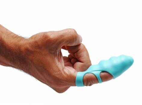Frisky Ripples Finger Bang Her Vibe Teal, XR Brands