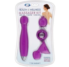 Health & Wellness Massager Wand Kit Purple, Cloud 9