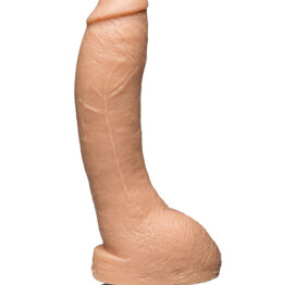 Jeff Stryker Dildo 10in w/Balls Vanilla, Doc Johnson