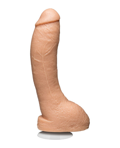 Jeff Stryker Dildo 10in w/Balls Vanilla, Doc Johnson