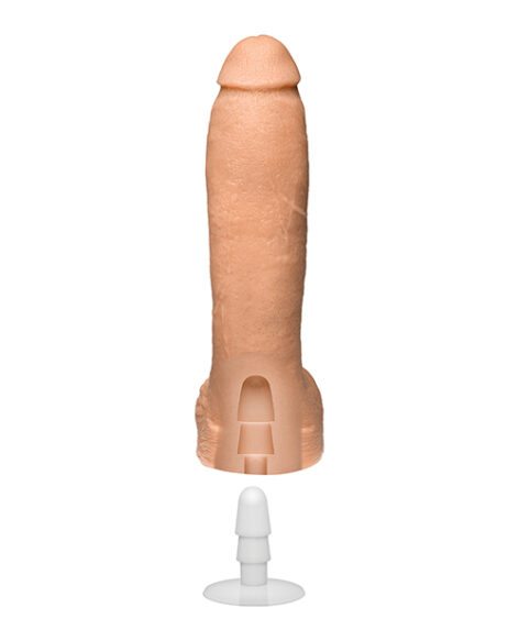 Jeff Stryker Dildo 10in w/Balls Vanilla, Doc Johnson