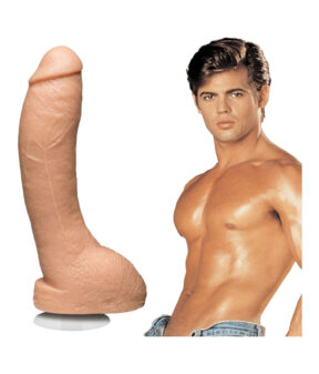 Jeff Stryker Dildo UltraSkyn 10in w/Balls Vanilla, Doc Johnson
