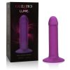 Luxe Touch-Sensitive Vibrating Dildo Purple