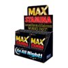 Max Stamina Male Enhancement 48 Pills