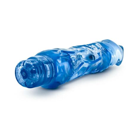 Naturally Yours Wild Ride Dildo 9in Vibrating Blue, Blush