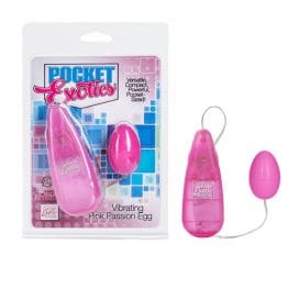 Pocket Exotics Vibrating Pink Passion Egg