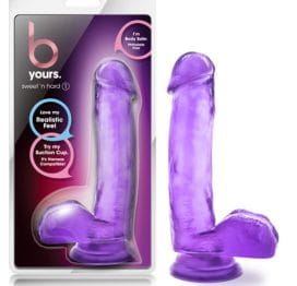 Sweet N Hard 1 Purple 7in Dildo