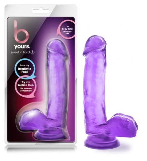 Sweet N Hard 1 Purple 7in Dildo