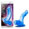 B Yours Sweet N Hard 8 Dildo 6.5in w/Balls Blue, Blush