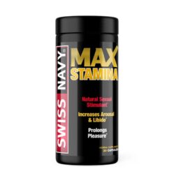 Swiss Navy Max Stamina Sexual Stimulant 30 Pills Bottle