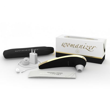 Womanizer Plus White/Gold Clitoral Stimulator