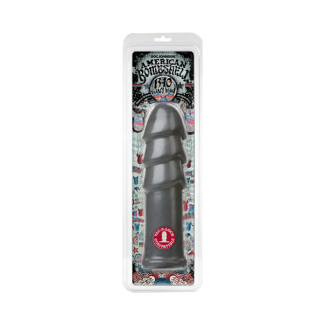 American Bombshell B-10 Warhead Dildo Gray, Doc Johnson