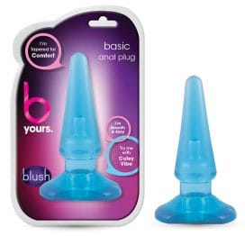 Basic Anal Plug Blue, B Yours