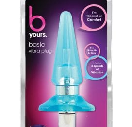 Basic Vibra Anal Plug Blue, B Yours