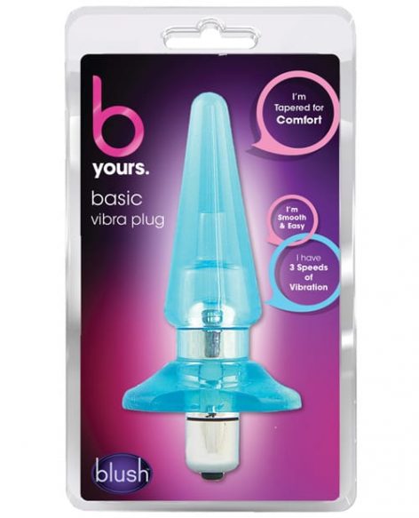 Basic Vibra Anal Plug Blue, B Yours