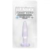 Basix Rubber Works Beginners Butt Plug Clear Pkg